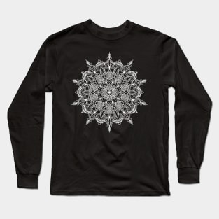 Bohemian Floral Mandala Long Sleeve T-Shirt